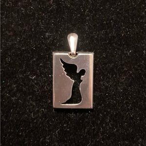 Steven Lavaggi Praying Angel Sterling Silver Pendant
